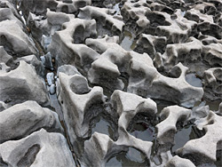 Eroded limestone