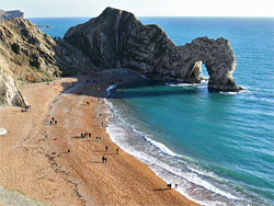 Beach west of Durdle Door