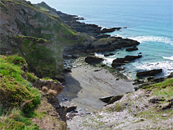 Inaccessible beach