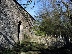 East wall of the hall