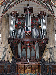 East side of the organ