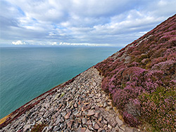 Path across scree