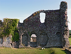 Wall of the chancel