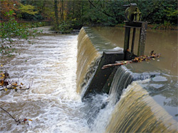 Weir and gate