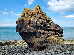 Isolated rock