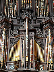Pipes of the organ