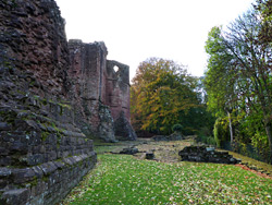North side of the castle