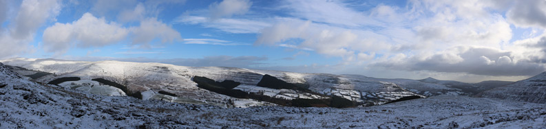 Southern section of the Grwyne Fechan valley