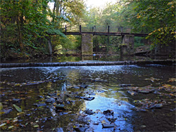 Weir below Halfpenny Bridge