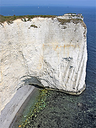 Inaccessible beach