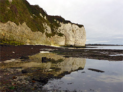 Cliffs and their reflections