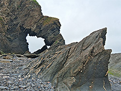East side of the arch