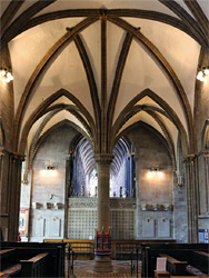 Column in the lady chapel