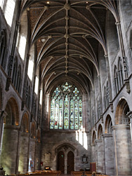 West end of the nave