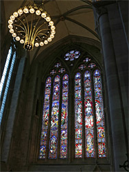 Window of the north transept