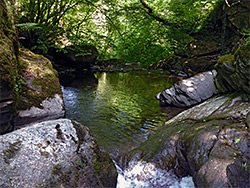 Pool and rocks