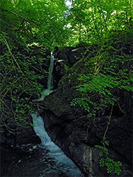 Slender waterfall