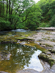 Pool above Horseshoe Falls