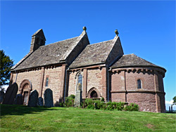 Southeast side of the church