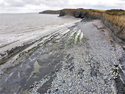 Beach west of Kilve