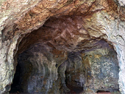 Cave ceiling