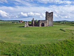 Grassy enclosure