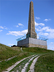 Track to the monument