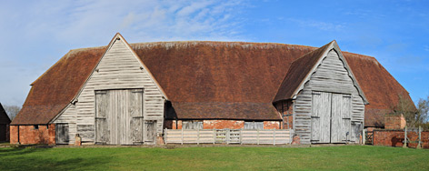 South side of the barn