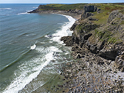 Coastline to the west