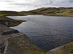 Hills and a reservoir