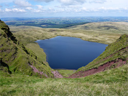 Above Llyn y Fan Fawr