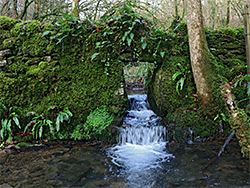 Stream through a wall