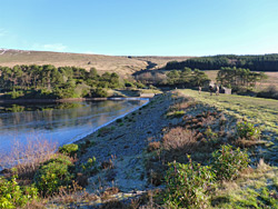 Dam at Lower Neuadd Reservoir