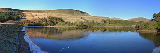 Lower Neuadd Reservoir, and dam