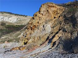 Sandstone bluffs