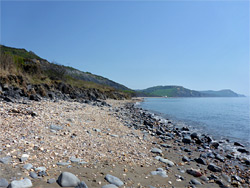 Beach east of Lyme Regis