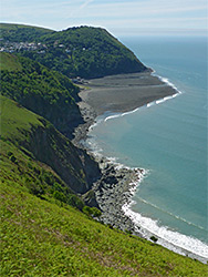 Cliffs near Lynmouth