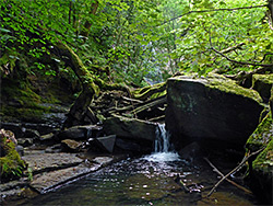 Boulders in the stream