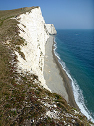 Sheer cliff