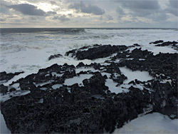 Waves and rocks