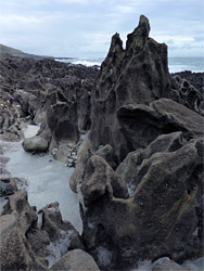 Limestone formations