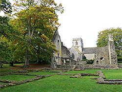 Church and gardens