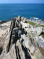 View west from Morte Point