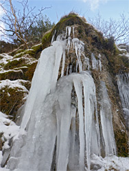 Nant Pyrgad icicles