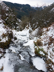 Frozen stream