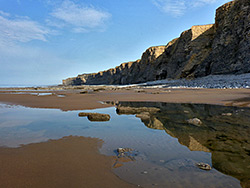 Reflected cliffs