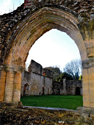 Window in the chapter house