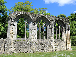 Three arched windows