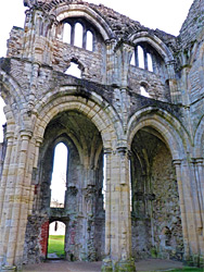 Arches in the south transept