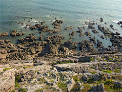 Rocks at low tide